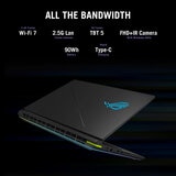 ASUS ROG Strix, Intel Core Ultra 9, 32GB RAM, 1TB SSD, NVIDIA GeForce RTX 5070Ti, 16 Inch Gaming Laptop, G615LR-S5006W