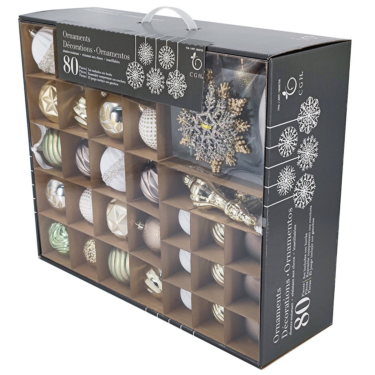 80CT Shatterproof ornament Set