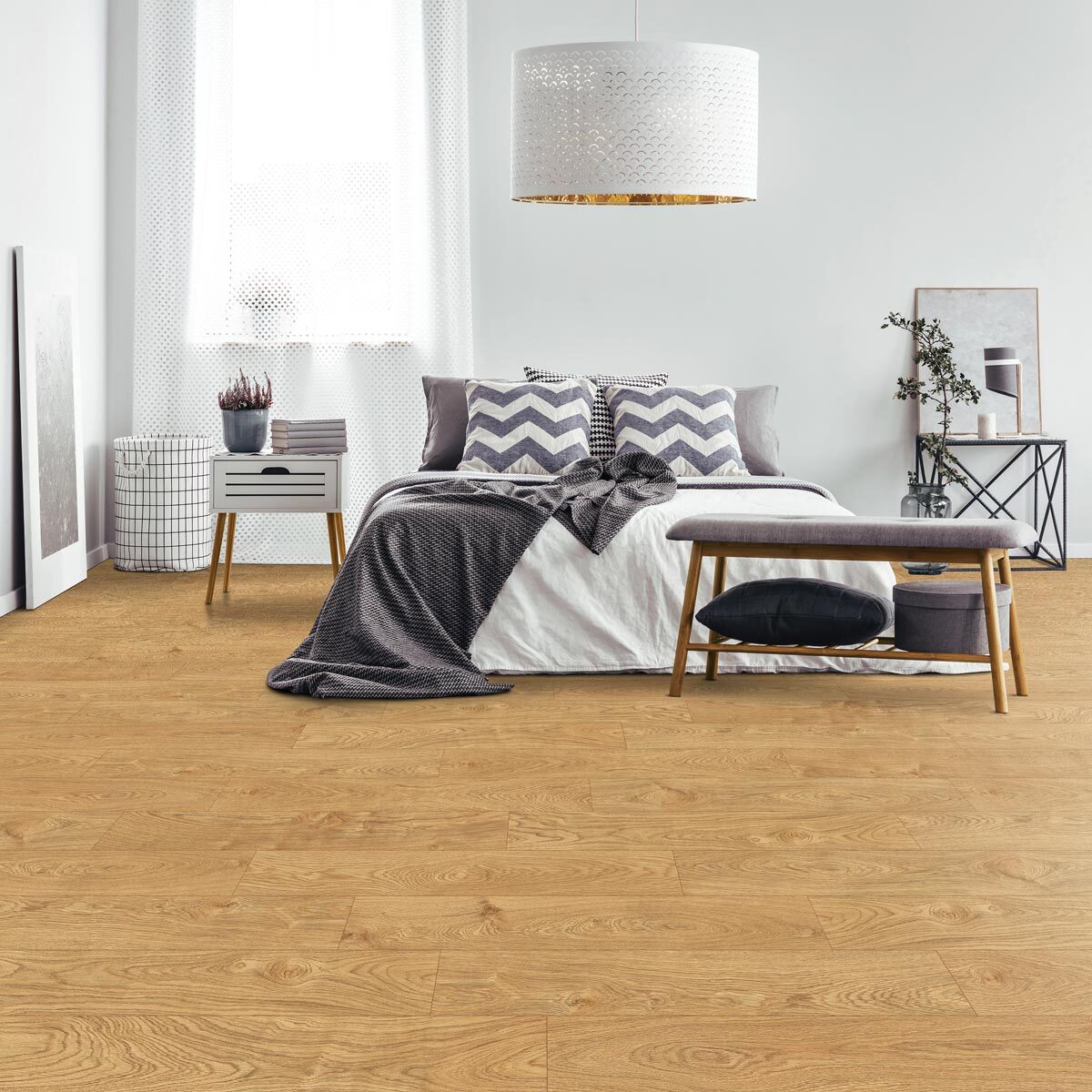 Lifestyle image of installed flooring
