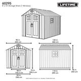 Lifetime 8 Ft. x 10 Ft. Outdoor Storage Shed