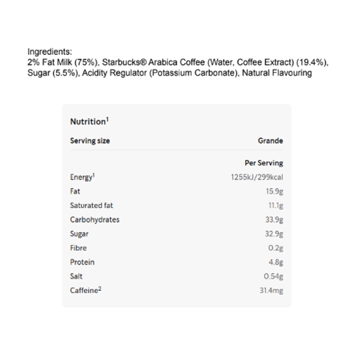 Nutritional Information