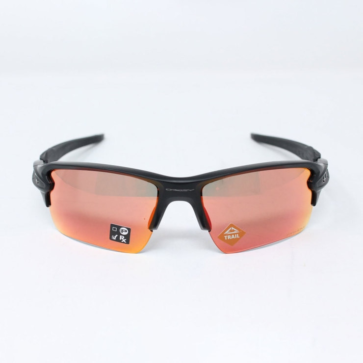 Oakley Matte Black Sunglasses with Orange Lenses, OO9188 A7 Costco UK