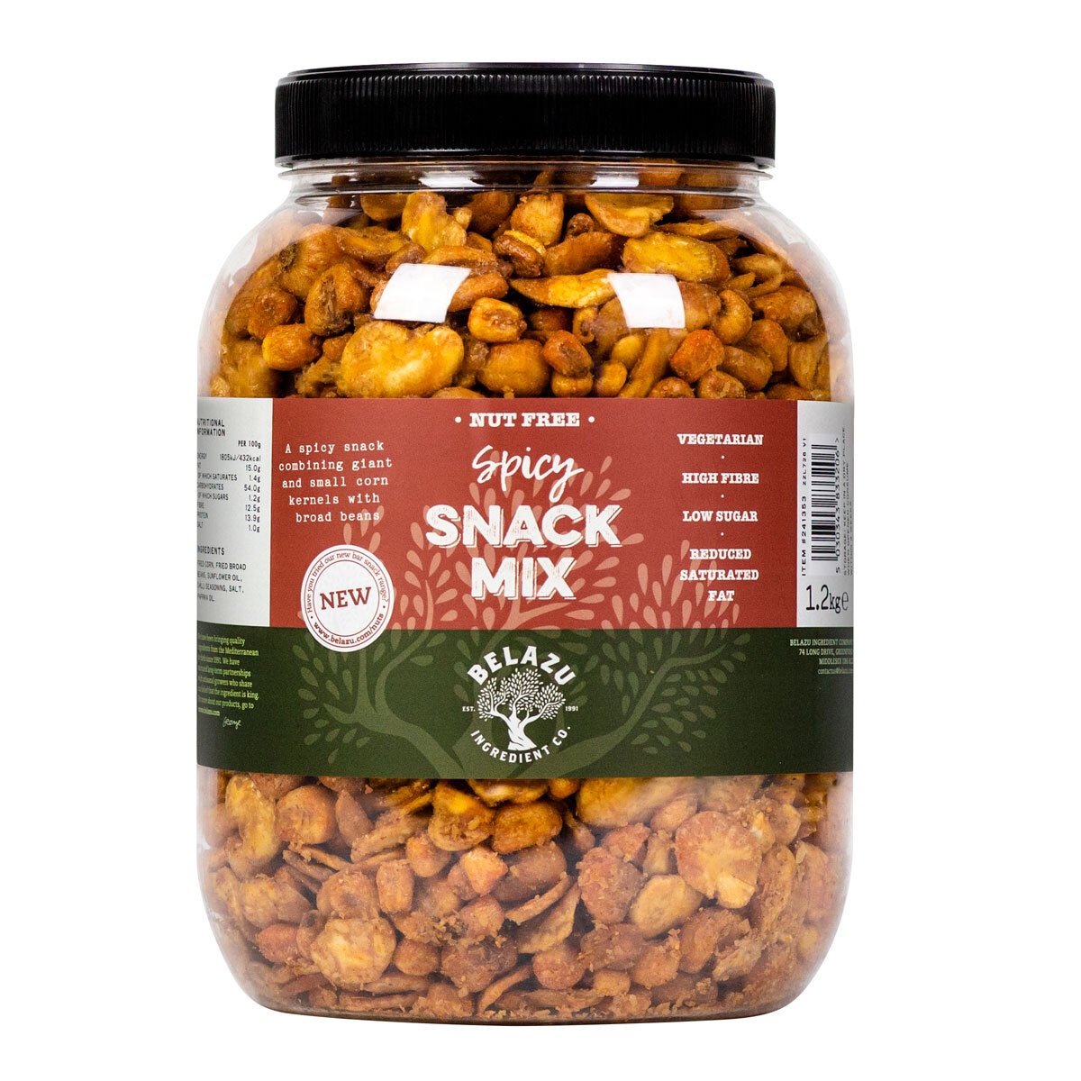 Belazu Spicy Snack Mix, 1.2kg Costco UK