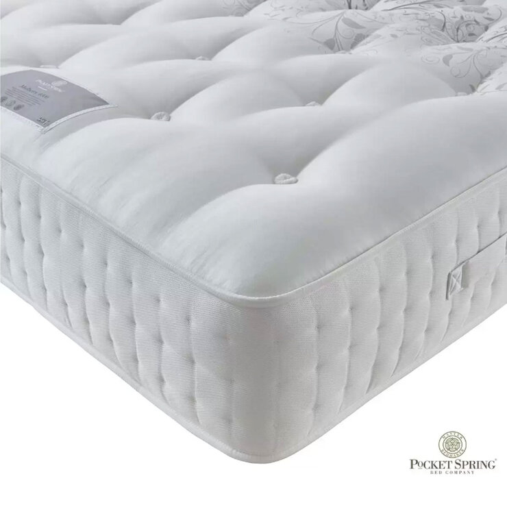 Pocket Spring Bed Company Mulberry Mattress & Grey Divan with 4 Drawers in 3 Sizes Pocket Spring Bed Company Mulberry Mattress & Grey Divan with 4 Drawers in 3 Sizes