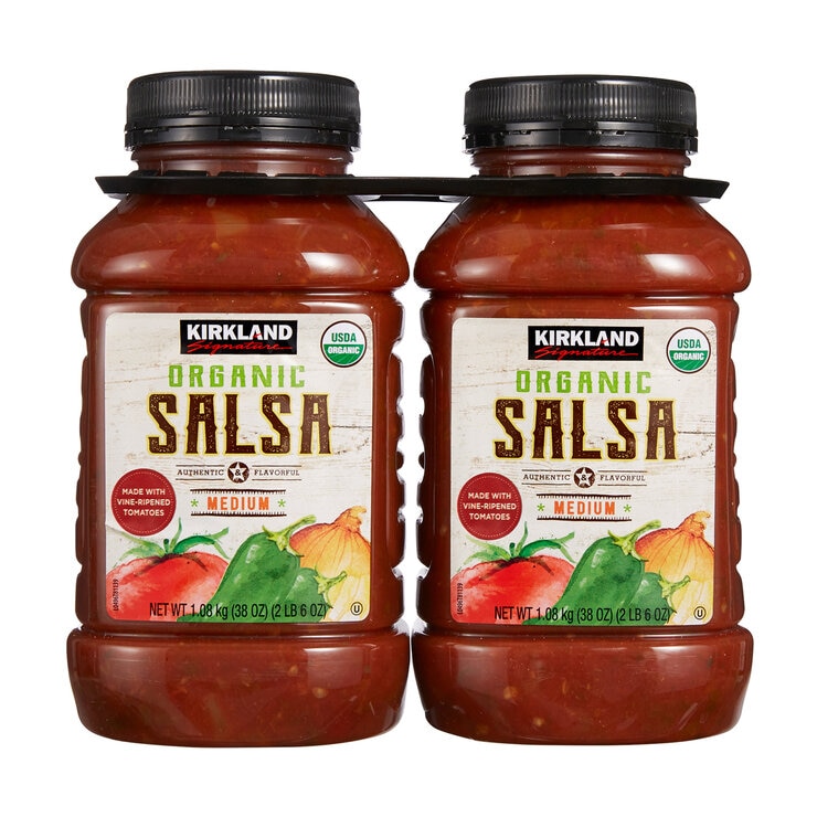 Kirkland Signature Organic Salsa Medium, 2 x 1.08kg Kirkland Signature Organic Salsa Medium, 2 x 1.08kg