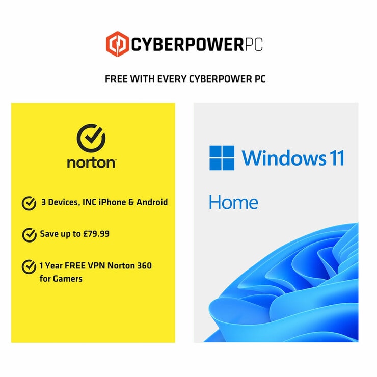 CyberPower, AMD Ryzen 7, 32GB RAM, 1TB SSD, NVIDIA GeForce RTX 5070, Gaming Desktop PC