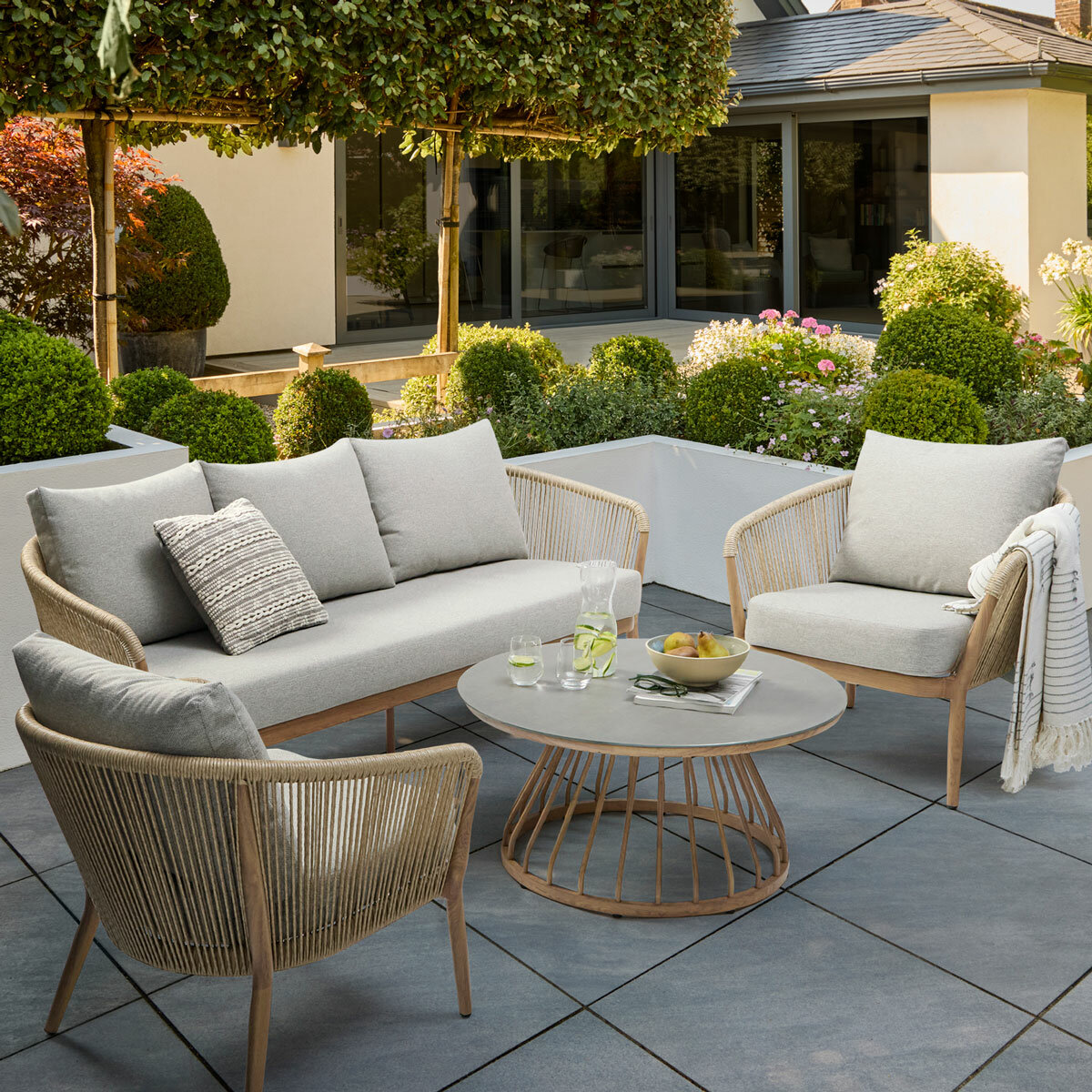 Kettler Messina 4 Piece Deep Seating Set