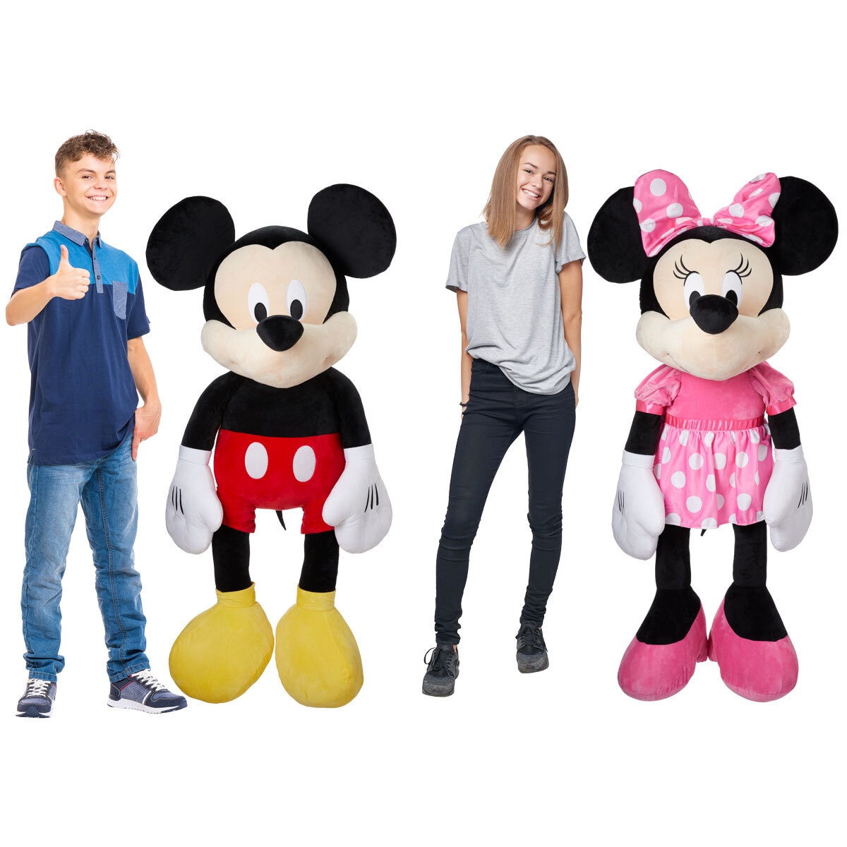 mickey and minnie mouse plush toys