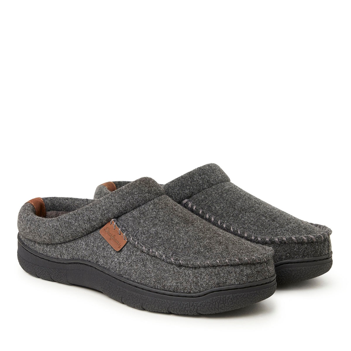 mens dearfoam clog slippers