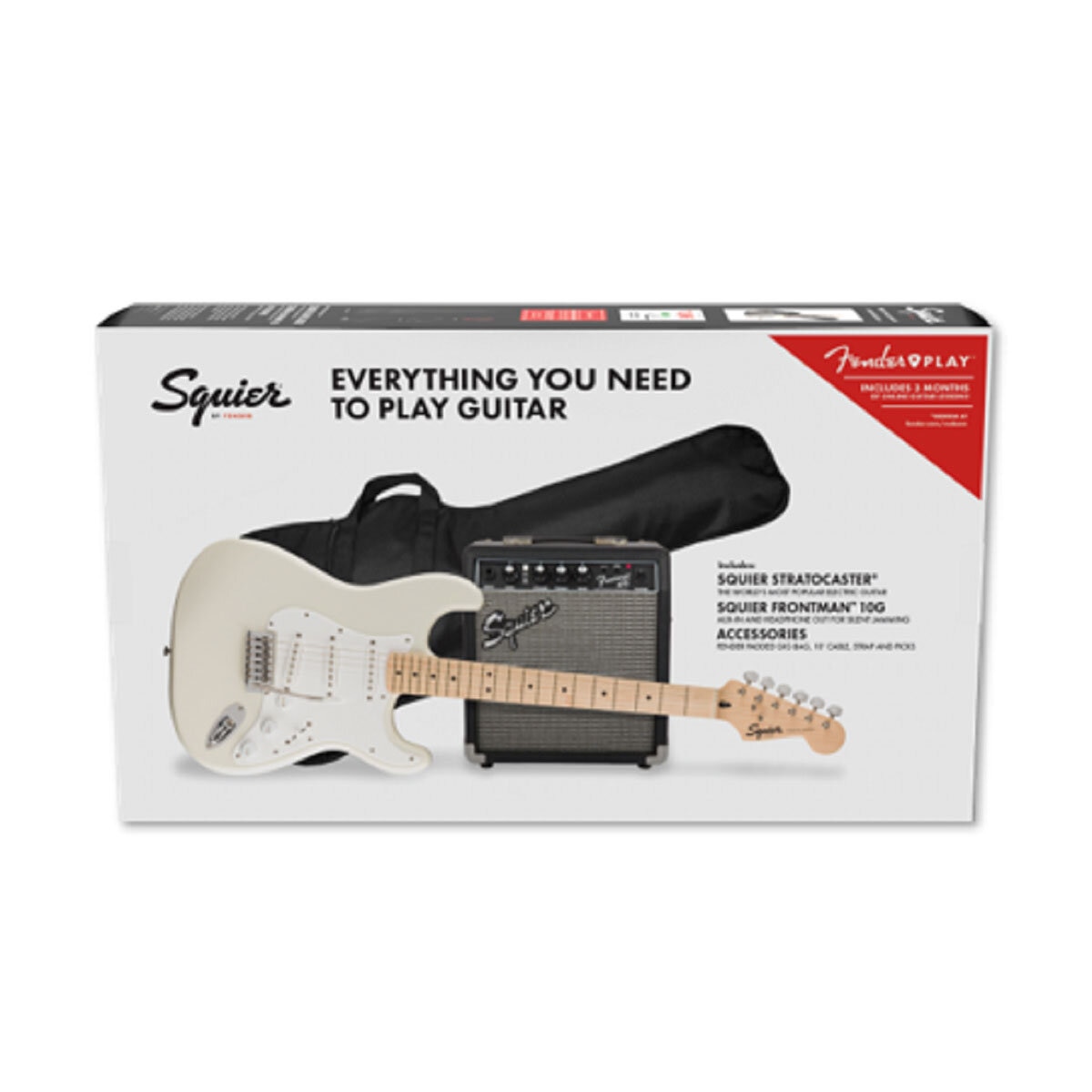 Squier® Stratocaster By Fender® Electric Guitar Bundle atelieryuwa