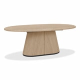 Bentley Designs Vega Scandi Light Oak Dining Table, Seats 6