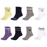 United Colors of Benetton Ladies Sport Crew Sock 8 Pack