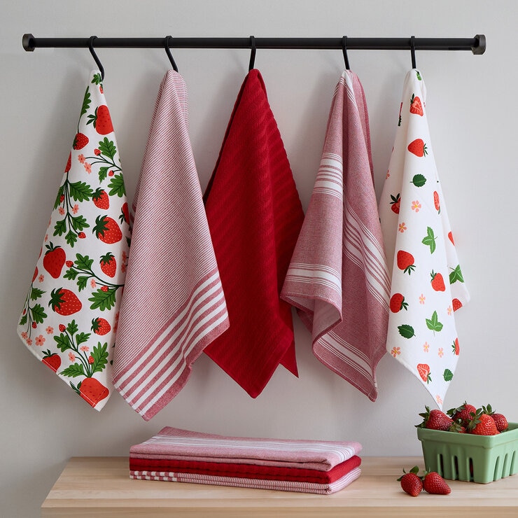 Mikasa Kitchen Towels 8 Pack, in 4 Designs Mikasa Kitchen Towels 8 Pack, in 4 Designs