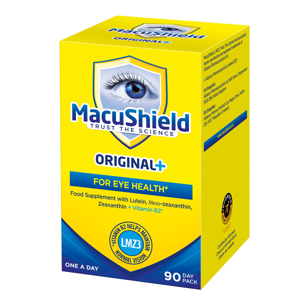 Macushield Original+, 90 Count Right Angeld View