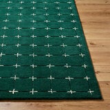 Livabliss Brook Green Wool Rug, In 2 Sizes Livabliss Brook Green Wool Rug, In 2 Sizes