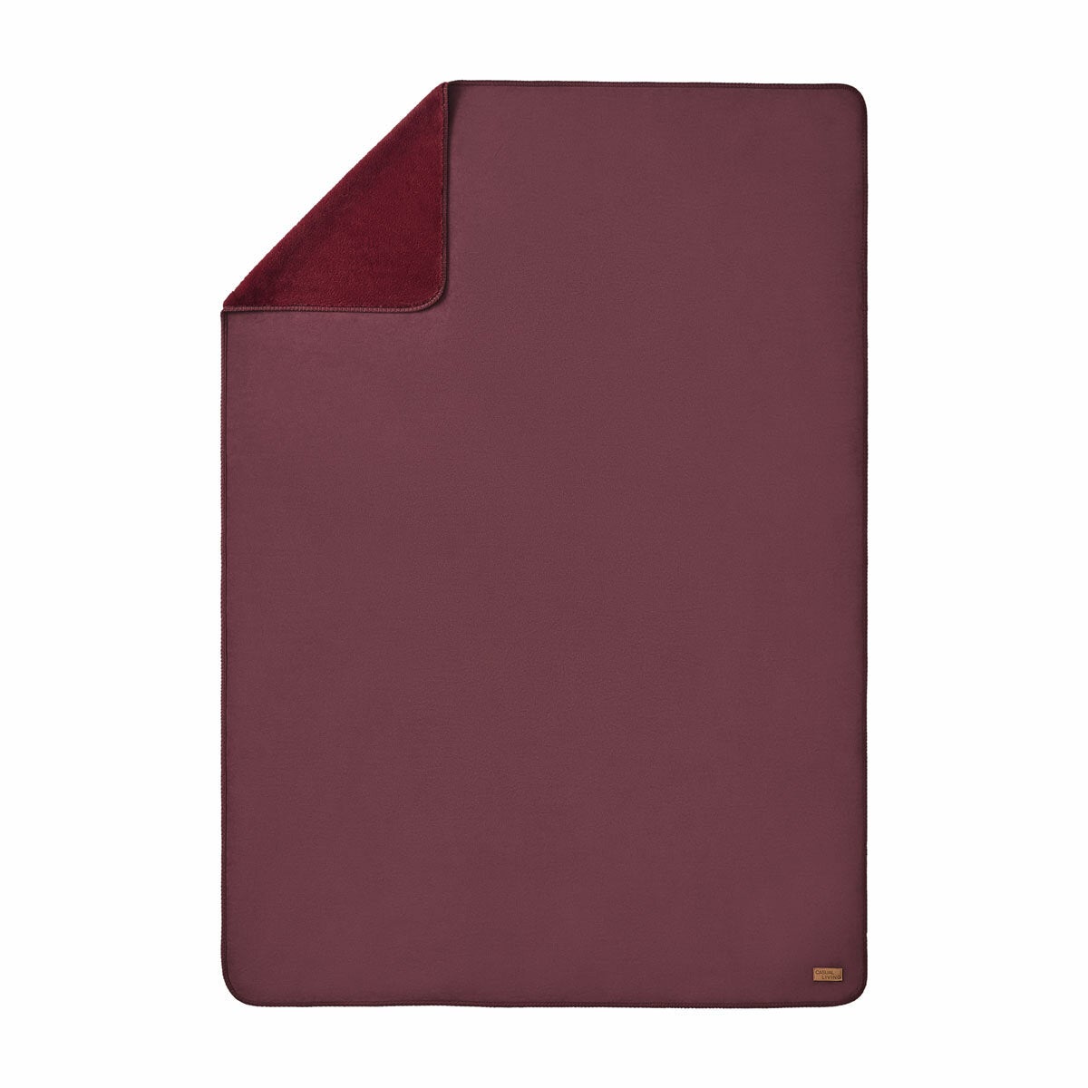 Casual Living Luxe Red Throw, 127 x 178 cm Casual Living Luxe Red Throw, 127 x 178 cm