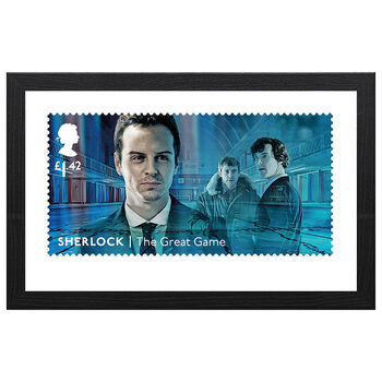 Sherlock The Great Game Framed Royal Mail® Collectable Stamps - Gallery Print