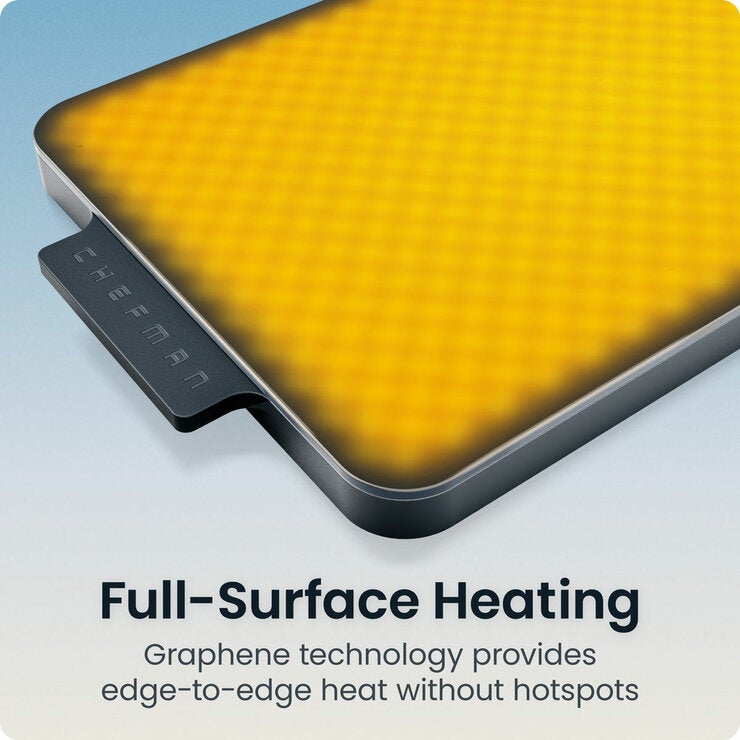 Lifestyle image showing durable tempered glass Lifestyle image showing durable tempered glass