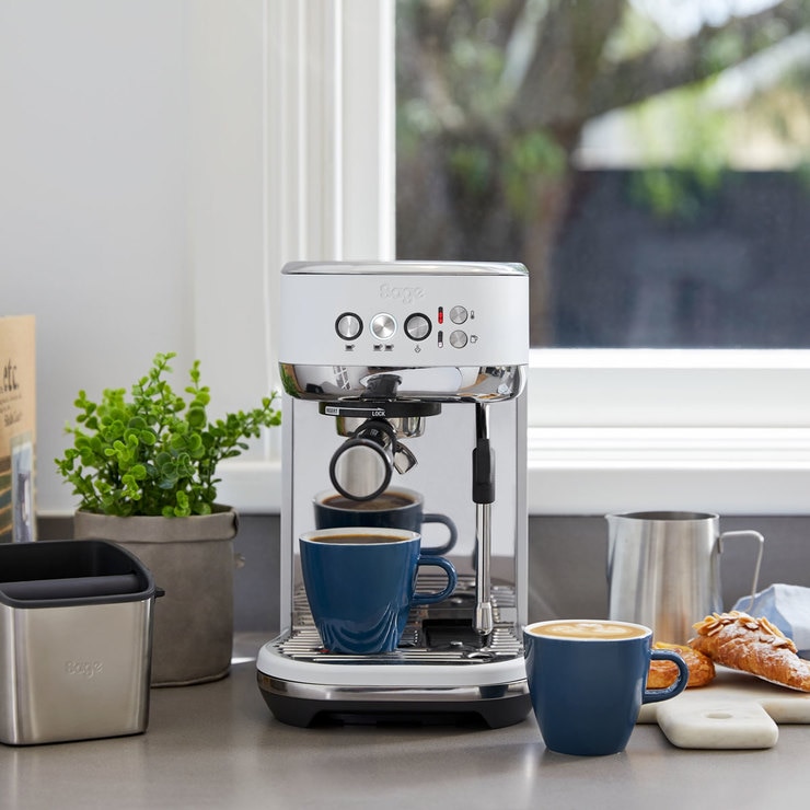 Sage Bambino Plus Espresso Coffee Machine in Sea Salt SES500SST Costco UK
