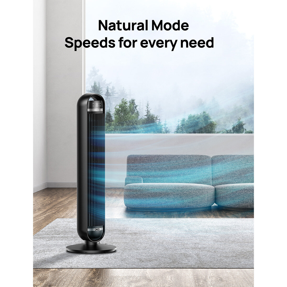 Lifestyle Image of Dreo Nomad One tower fan