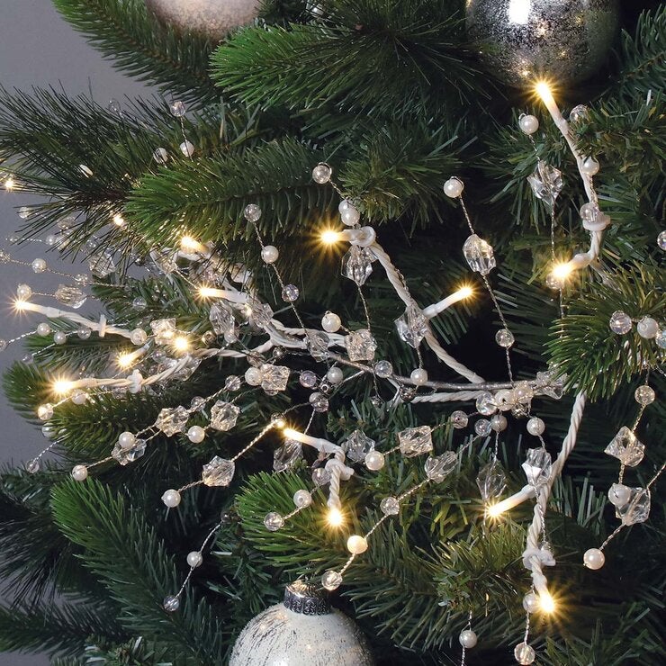 9 ft LED Garland with Microlights 9 ft LED Garland with Microlights