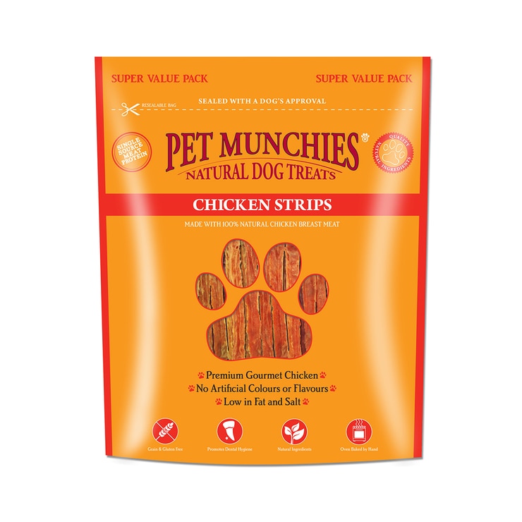 Pet Munchies Chicken Strips, 2 x 320g