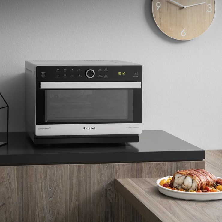 Hotpoint MWH338SX, 33L Combination Microwave in Black Costco UK