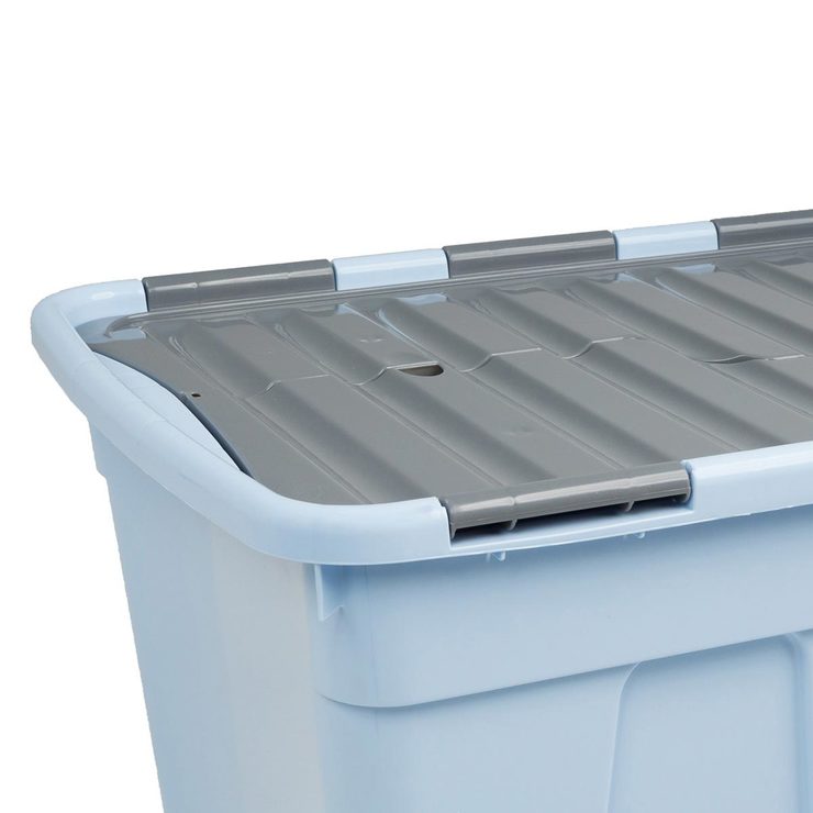 Wham 80L Plastic Storage Croc Box, in Cool Blue 2 Pack Costco UK