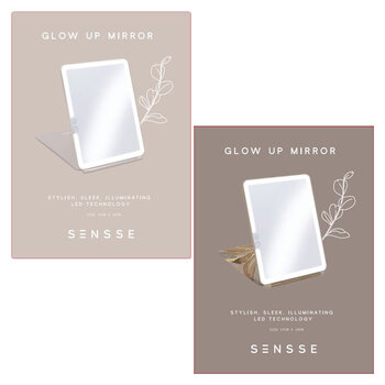 Sensse LED Mirror with USB Recharge Port