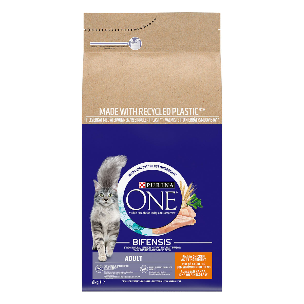 Purina ONE Adult Dry Cat Food Chicken, 6kg
