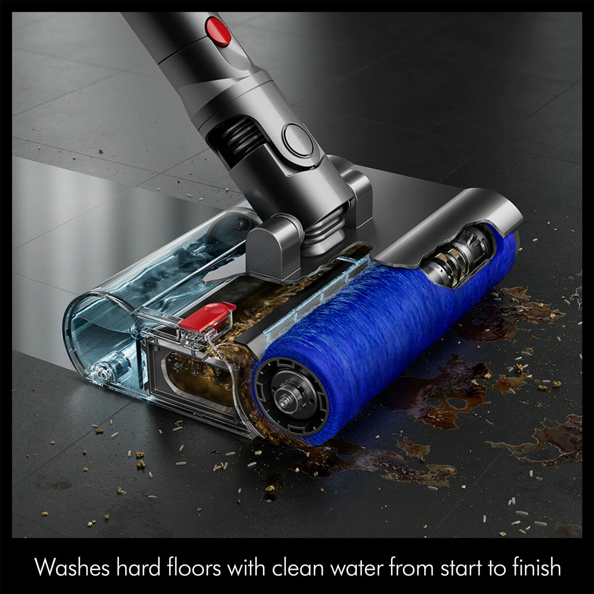Lifestyle image of Dyson Cyclone V10 Submarine used on hard floor