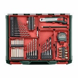 Metabo 18V Cordless Hammer Drill with Two 2.0Ah Batteries and Accessory Kit