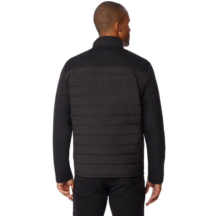 32 Degrees Men's Hybrid Jacket in Brown, Extra Large Costco UK