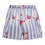 Ted Baker Ladies Satin 2 Piece PJ Set in Light Blue & White