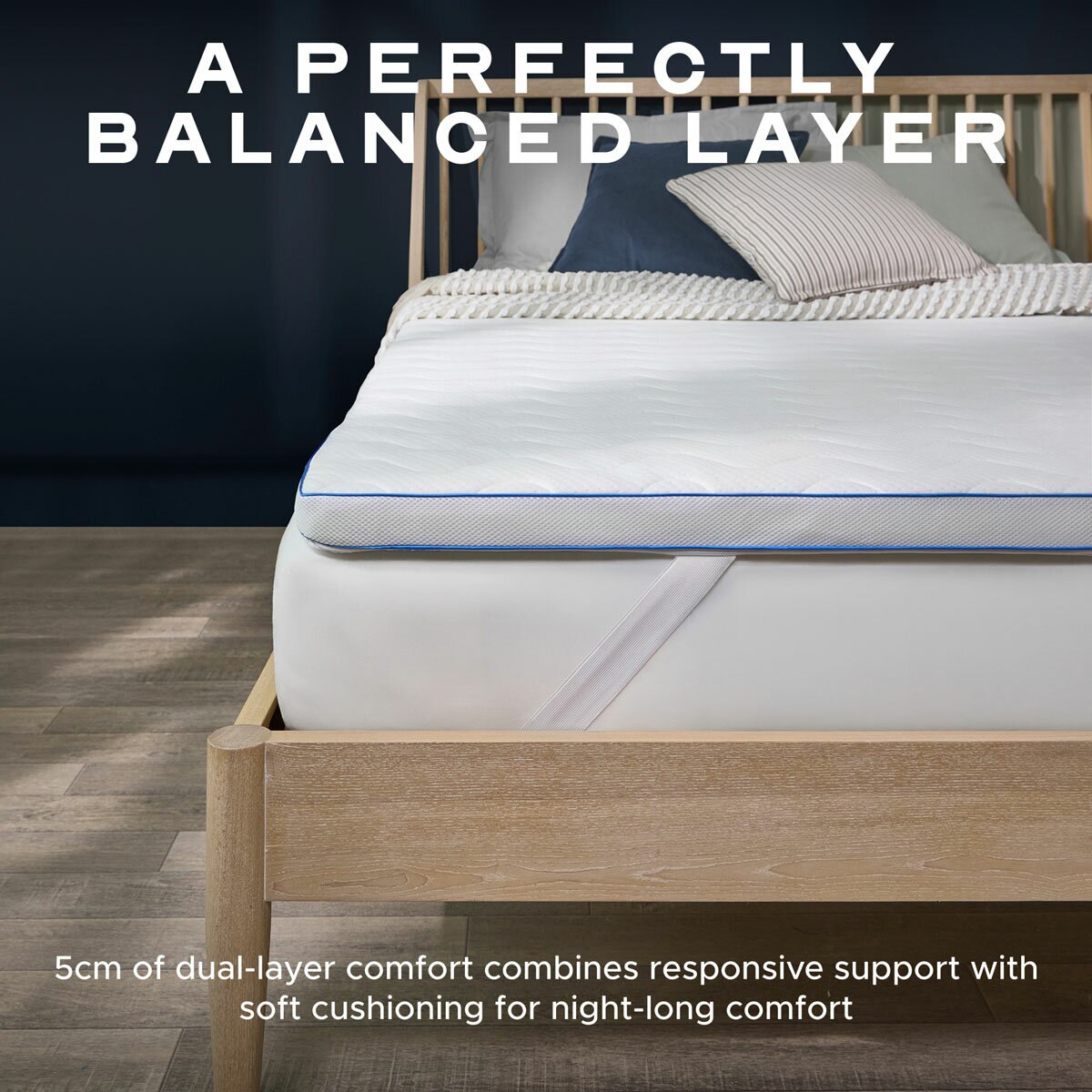 Snuggledown Luxury Memory Foam & Gel Mattress Topper in 2 Sizes