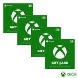 £100 Xbox Gift Cards Multipack (4 X £25)
