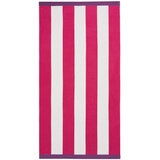 Colour Your Home Cabana Beach Towel 91 x 172 cm, Pink