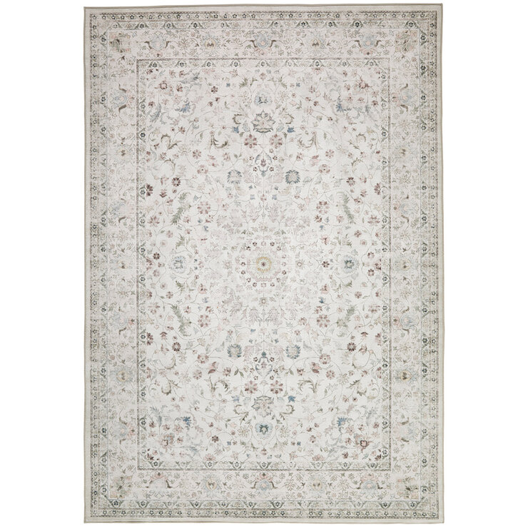 Concept Looms Liberty Cream Washable Rug, in 3 Sizes