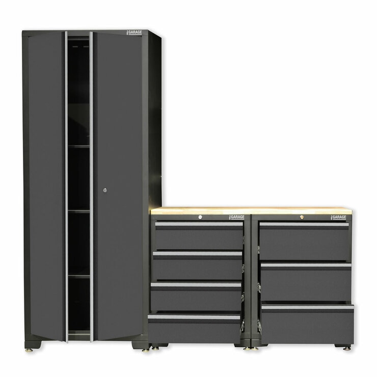 Hilka 24 Gauge Steel Starter 4 Piece Cabinet Set