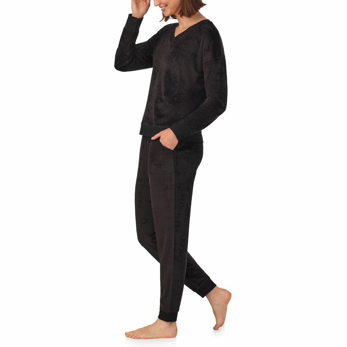 DKNY Velour Lounge Set