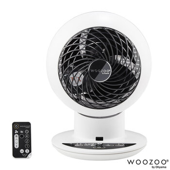 Woozoo Globe Air Circulator Fan with Remote Control, PCF-SC15T Matte White