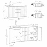 Keter Compact Outdoor Garden Kitchen