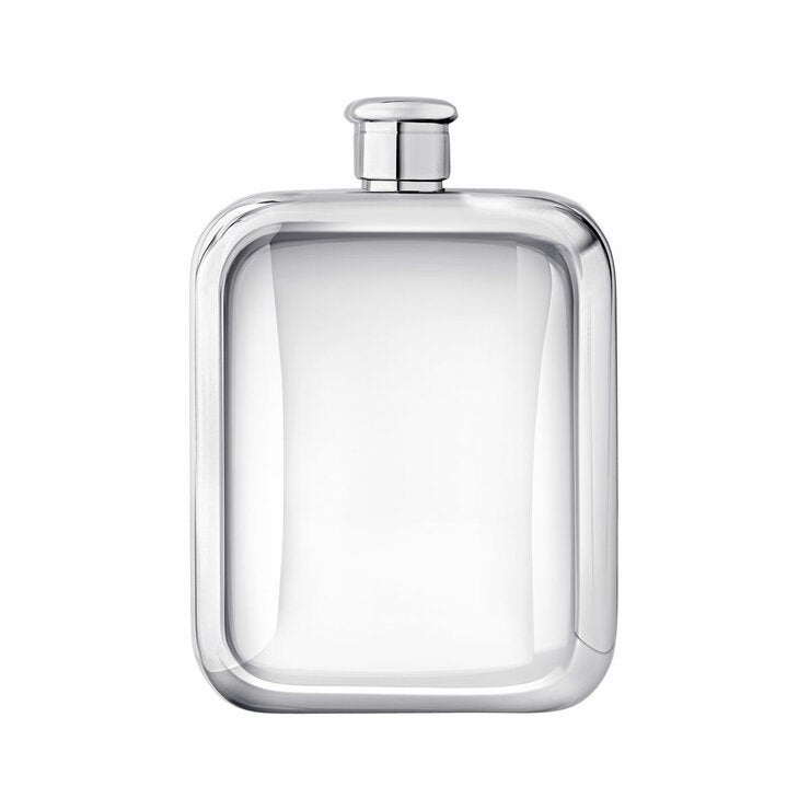 S/STEEL BROWN LEATHER HIP FLASK S/STEEL BROWN LEATHER HIP FLASK