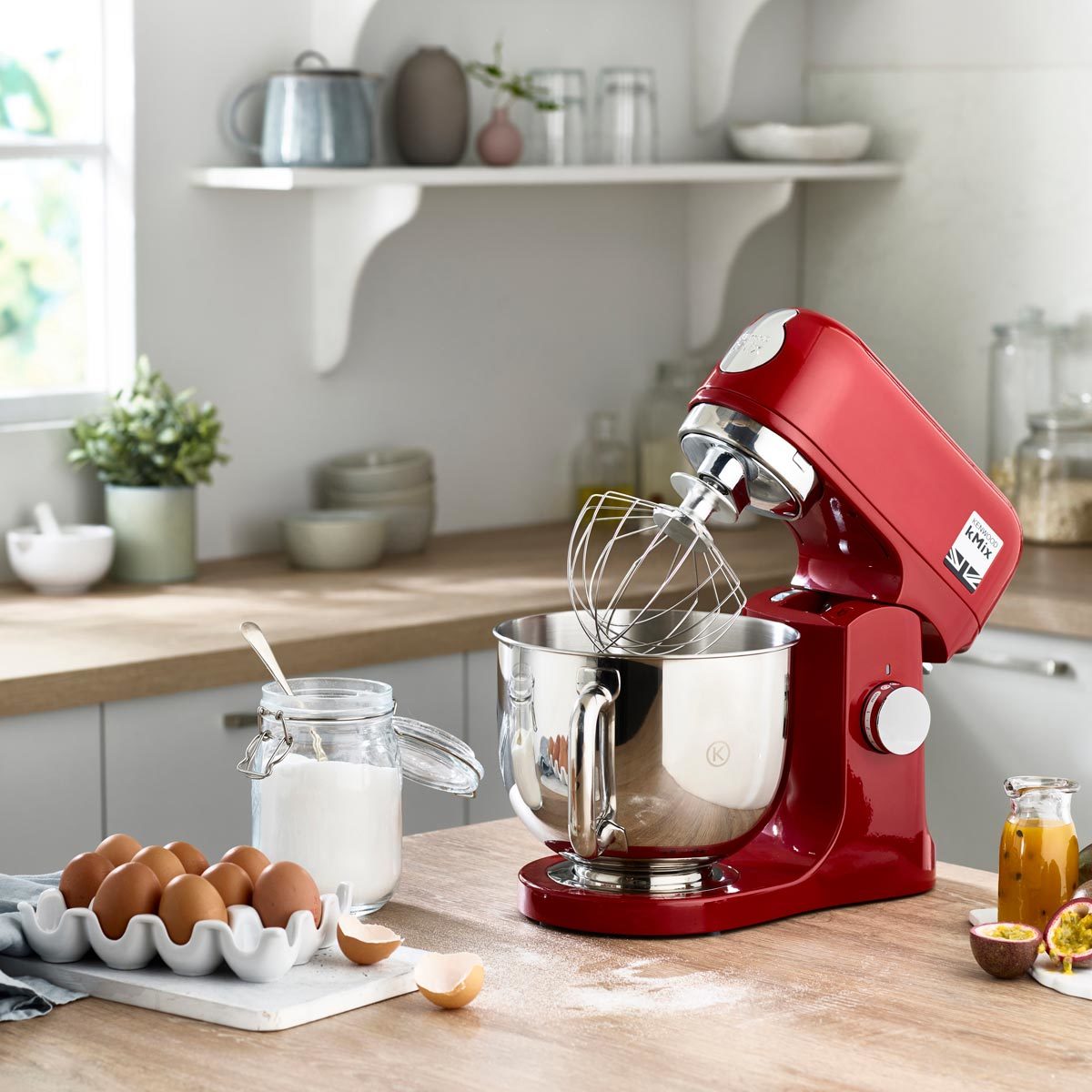 lifestyle image of stand mixer