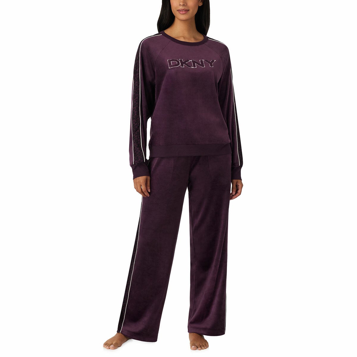 DKNY Women's Plush Lounge Set DKNY Women's Plush Lounge Set