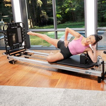 At Home SPX® Reformer Package with Vertical Stand and Cardio Tramp by Merrithew®