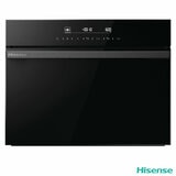 Hisense Hi6 BlackLine BIM45342ADBGUK Built-In Electric Single Oven with Microwave, in Black Hisense Hi6 BlackLine BIM45342ADBGUK Built-In Electric Single Oven with Microwave, in Black