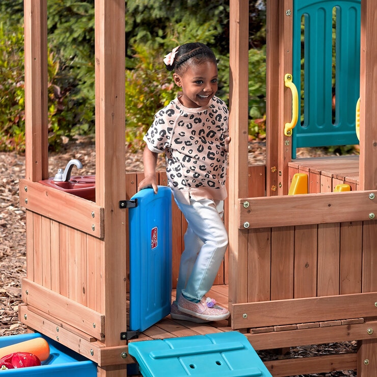 Buy Woodland Adventure Playhouse & Slide Features2 Image at Costco.co.uk Buy Woodland Adventure Playhouse & Slide Features2 Image at Costco.co.uk