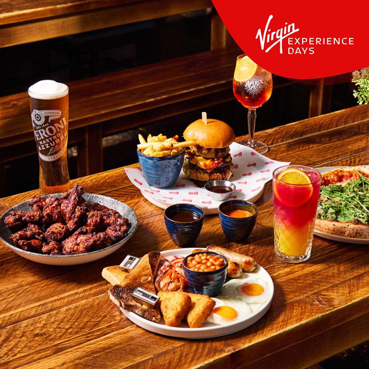 Virgin Experience Days Bottomless Brunch for Two at Social Pubs & Kitchens