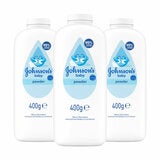 Johnson's Baby Powder, 3 x 400g Johnson's Baby Powder, 3 x 400g